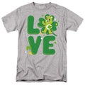 Care Bears Good Luck Bear Love St. Patrick's Day Adult Unisex T-Shirt Gray