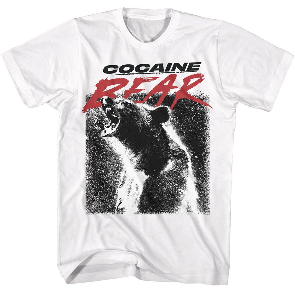 Cocaine Bear - Poster Light - American Classics - Solid White Adult Short Sleeve T-Shirt