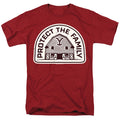 Yellowstone - Protect The Family Dutton Barn - Adult Unisex T-Shirt - Red