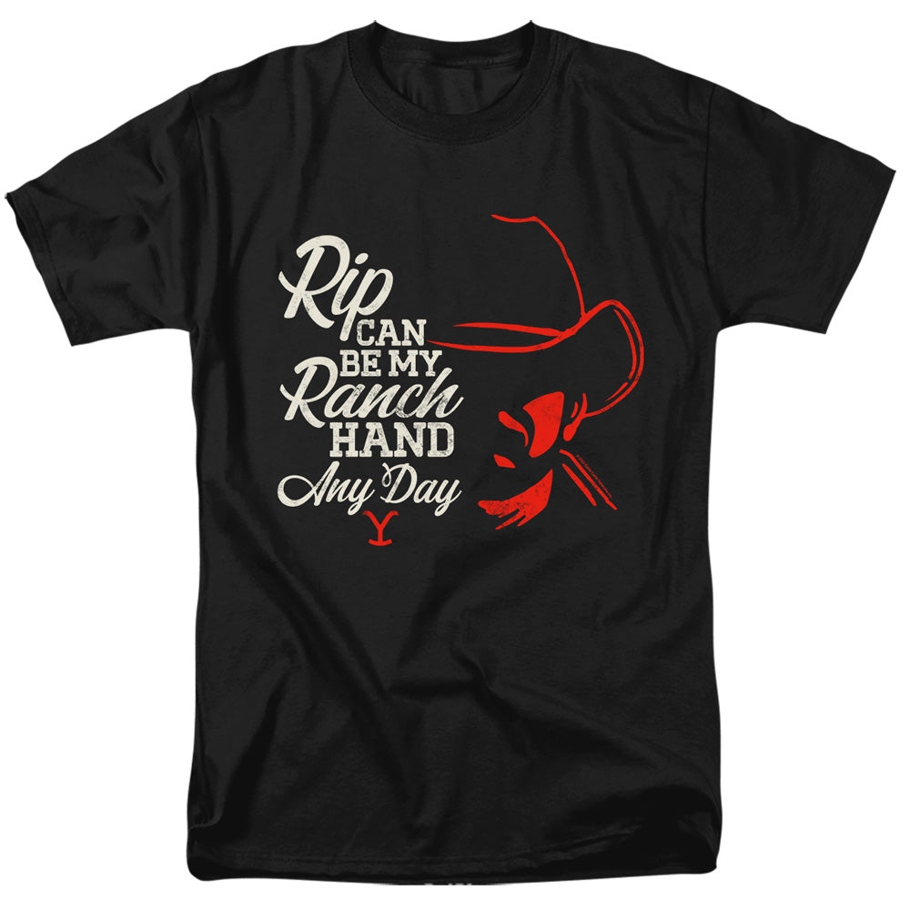 Yellowstone - Rip Can Be My Ranch Hand - Adult Unisex T-Shirt - Black