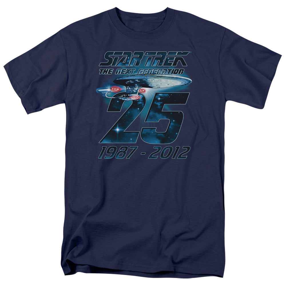 Star Trek - Enterprise 25 - Adult Unisex Short Sleeve T-Shirt - Blue