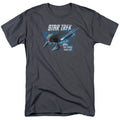 Star Trek - The Final Frontier - Adult Unisex Short Sleeve T-Shirt - Gray