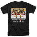 Star Trek - Make It So Pixel - Adult Unisex Short Sleeve T-Shirt - Black
