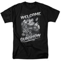 Mighty Mouse - Mighty Gunshow - Adult Unisex Short Sleeve T-Shirt - Black