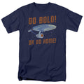 Star Trek - Go Bold - Adult Unisex Short Sleeve T-Shirt - Blue