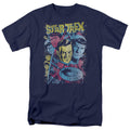 Star Trek - Classic Crew Illustrated - Adult Unisex Short Sleeve T-Shirt - Blue