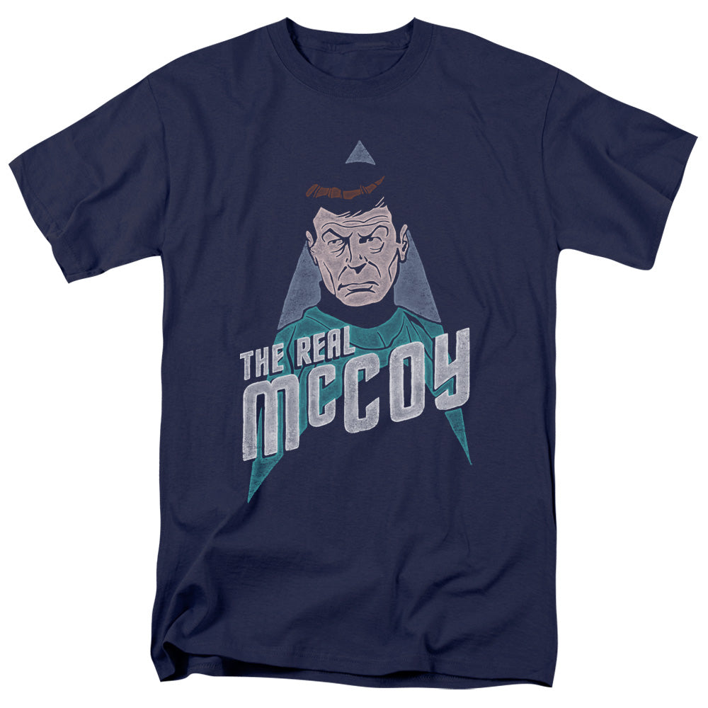 Star Trek - The Real Mccoy - Adult Unisex Short Sleeve T-Shirt - Blue