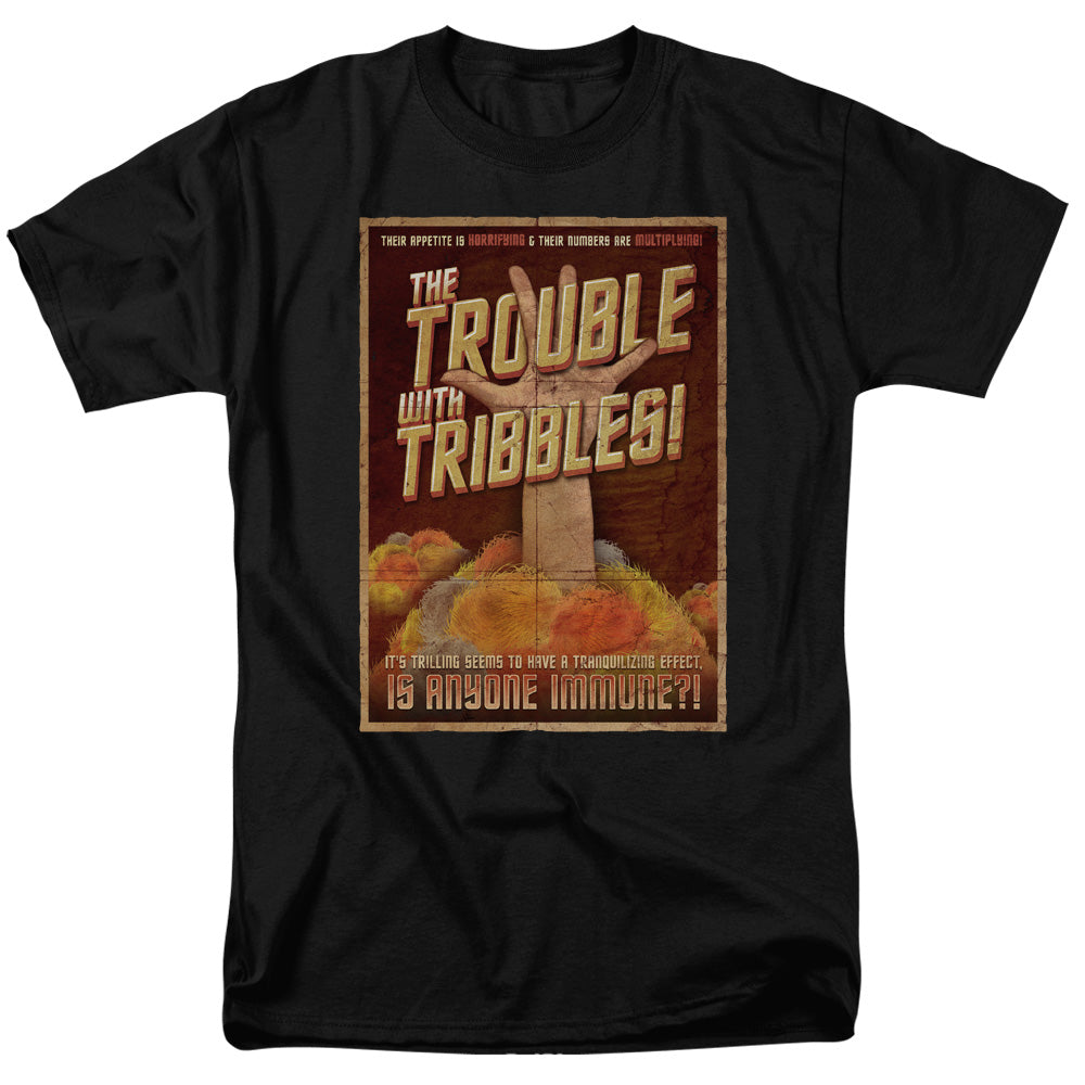 Star Trek - Tribbles: The Movie - Adult Unisex Short Sleeve T-Shirt - Black