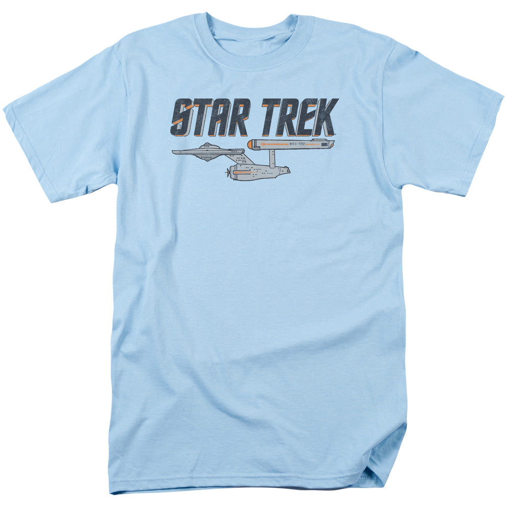 Star Trek - Entreprise Logo - Adult Unisex Short Sleeve T-Shirt - Blue