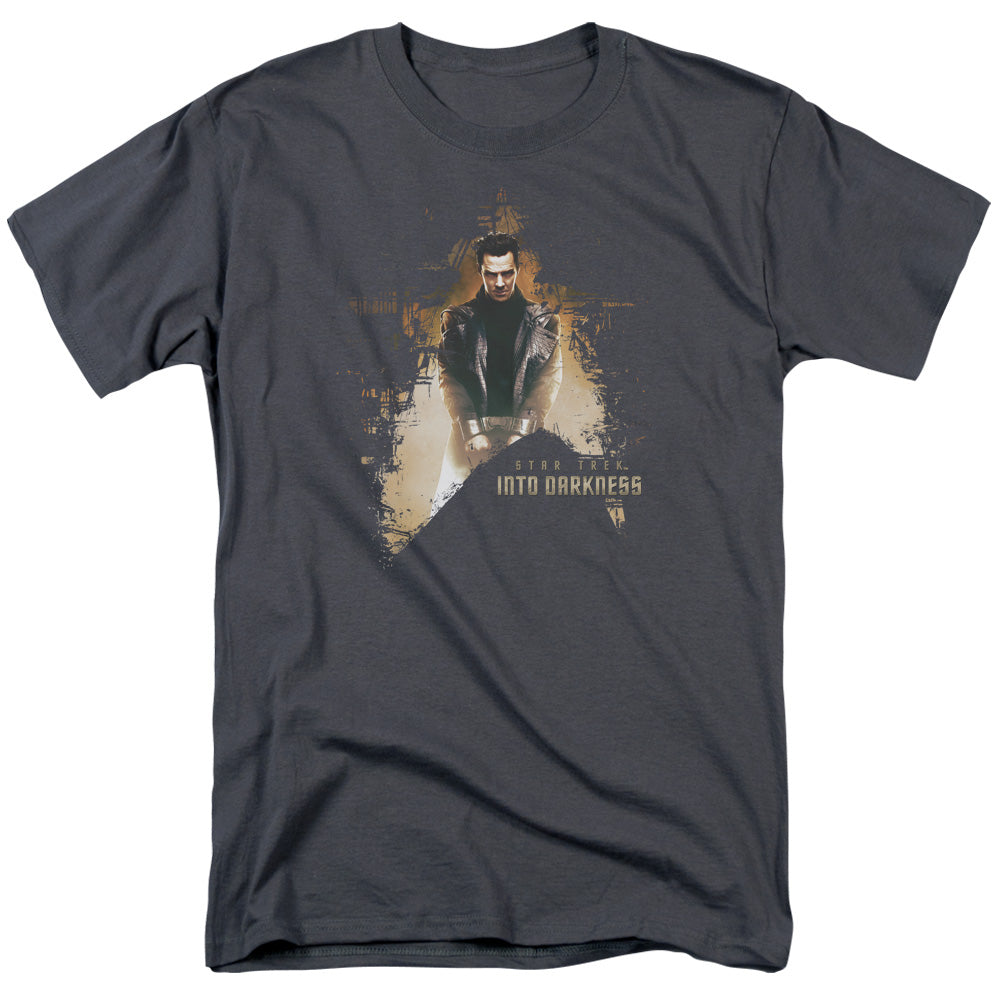 Star Trek - Dark Villain - Adult Unisex Short Sleeve T-Shirt - Gray