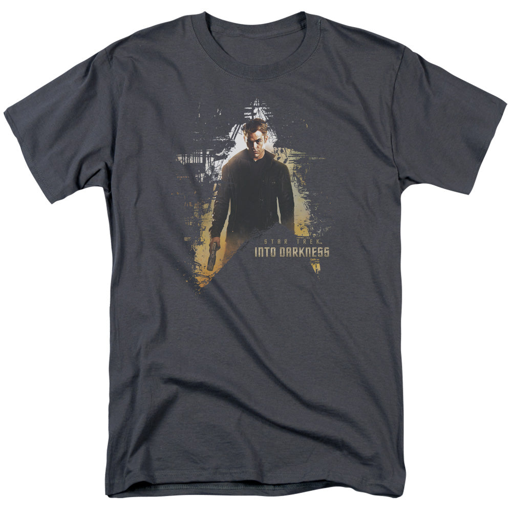 Star Trek - Dark Hero - Adult Unisex Short Sleeve T-Shirt - Gray