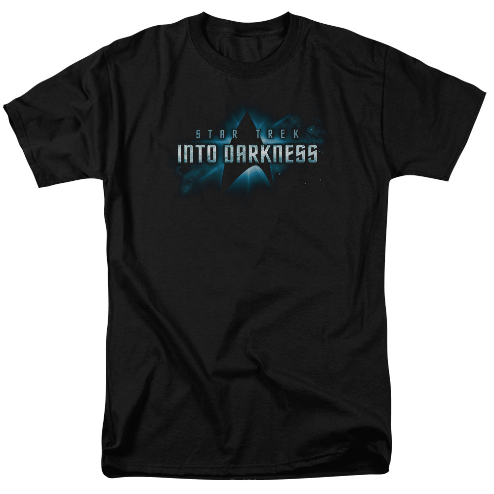 Star Trek - Into Darkness Logo - Adult Unisex Short Sleeve T-Shirt - Black