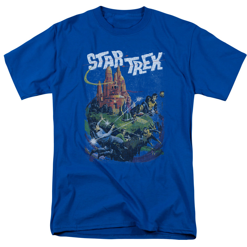 Star Trek - Vulcan Battle - Adult Unisex Short Sleeve T-Shirt - Blue