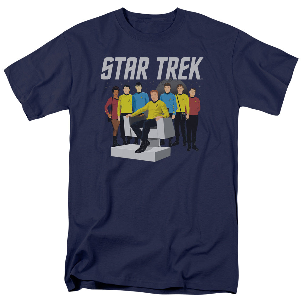 Star Trek - Vector Crew - Adult Unisex Short Sleeve T-Shirt - Blue
