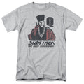 Star Trek - Q Point - Adult Unisex Short Sleeve T-Shirt - Gray