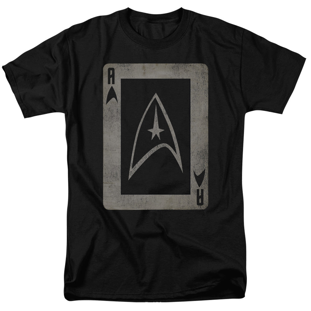 Star Trek - Tos Ace - Adult Unisex Short Sleeve T-Shirt - Black