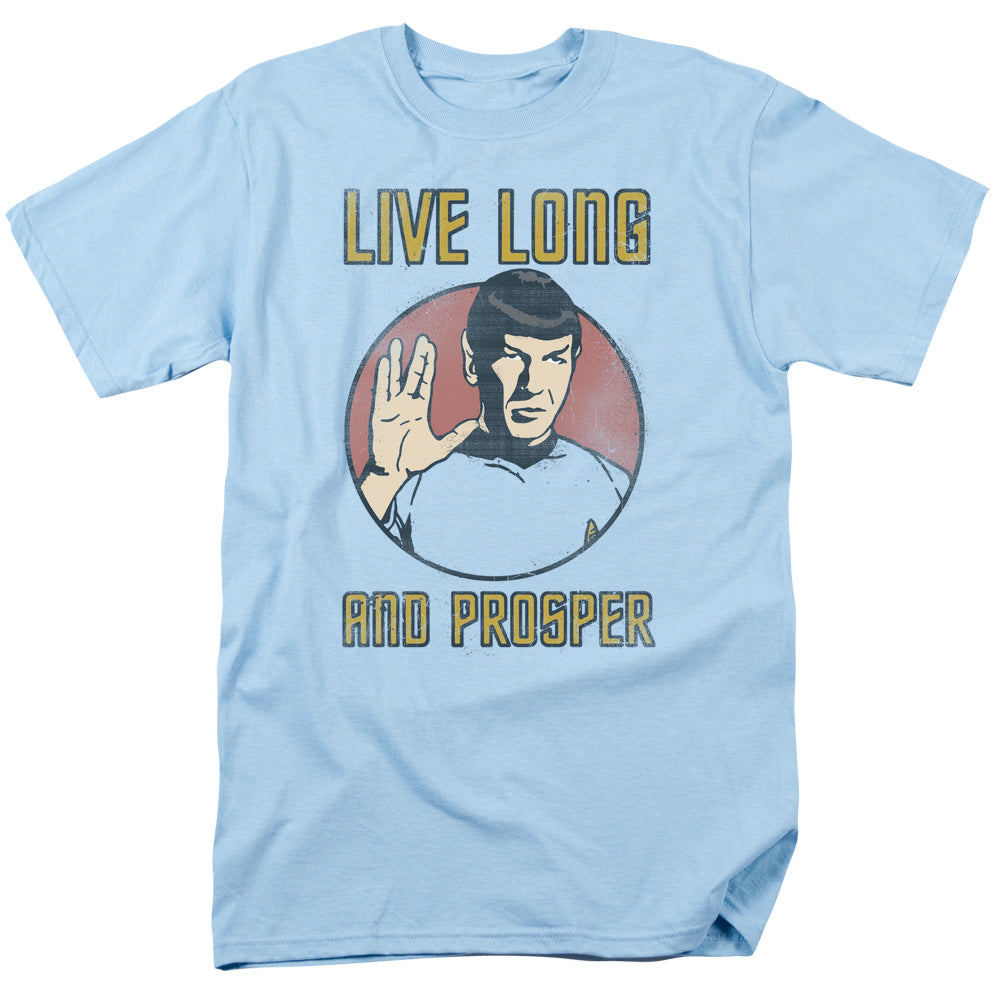 Star Trek - Long Life - Adult Unisex Short Sleeve T-Shirt - Blue