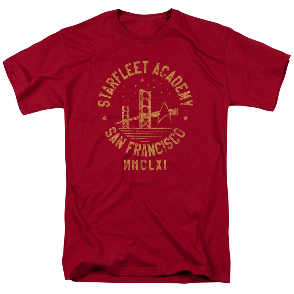 Star Trek - Collegiate Bridge - Adult Unisex Short Sleeve T-Shirt - Red
