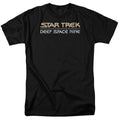 Star Trek - Deep Space Nine Logo - Adult Unisex Short Sleeve T-Shirt - Black
