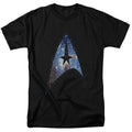 Star Trek - Galactic Shield - Adult Unisex Short Sleeve T-Shirt - Black
