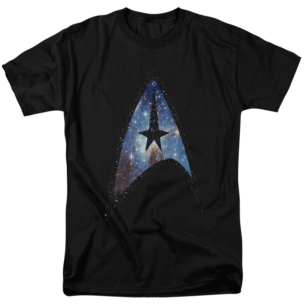 Star Trek - Galactic Shield - Adult Unisex Short Sleeve T-Shirt - Black