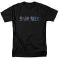 Star Trek - Space Logo - Adult Unisex Short Sleeve T-Shirt - Black