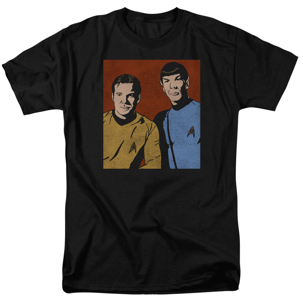 Star Trek - Friends - Adult Unisex Short Sleeve T-Shirt - Black