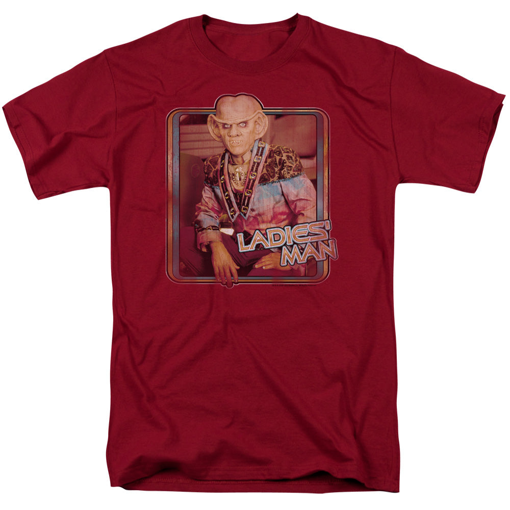 Star Trek - Ladies Man - Adult Unisex Short Sleeve T-Shirt - Red