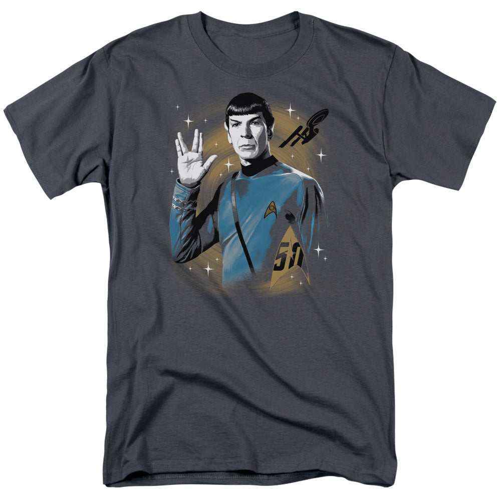 Star Trek - Space Prosper - Adult Unisex Short Sleeve T-Shirt - Gray