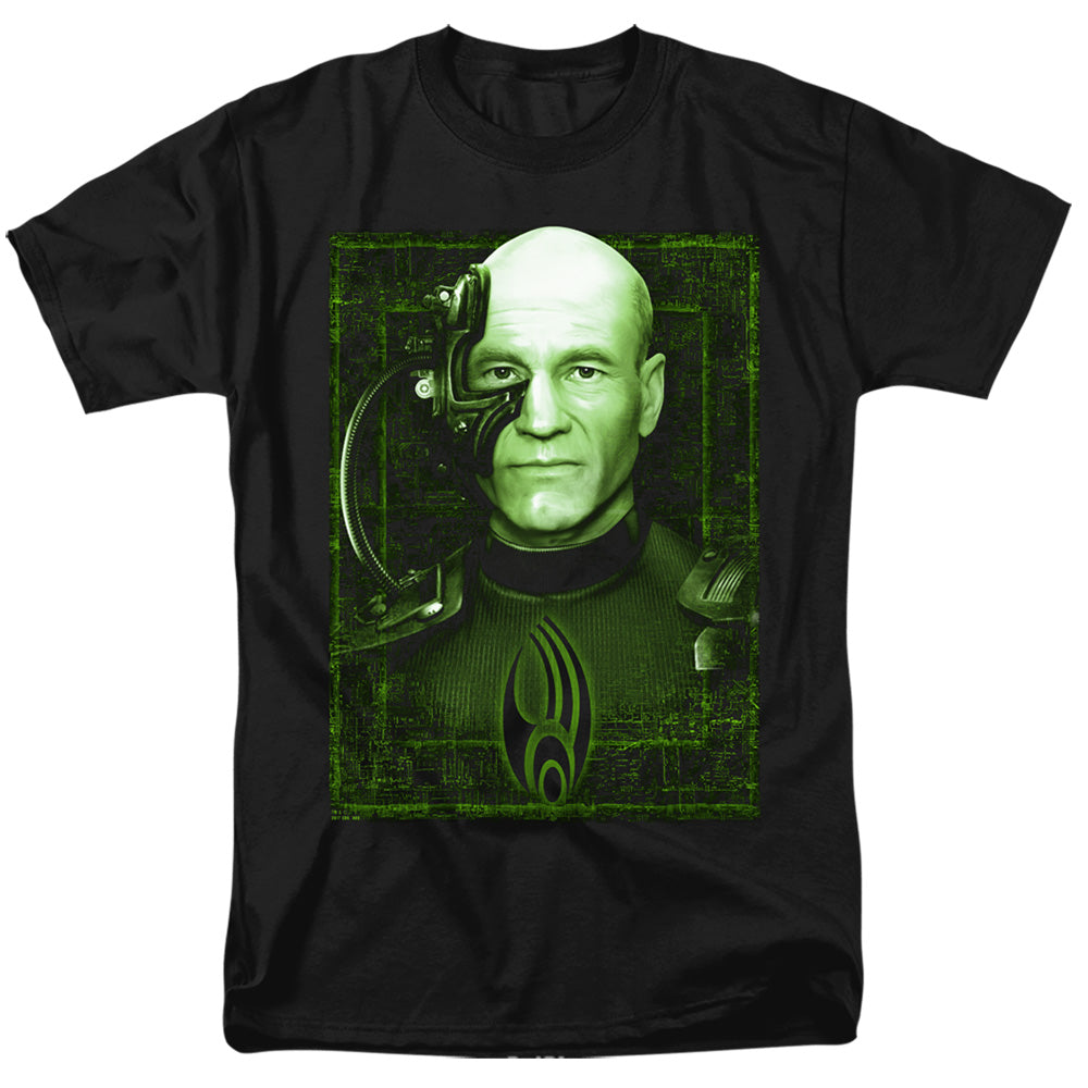 Star Trek - Locutus Of Borg - Adult Unisex Short Sleeve T-Shirt - Black