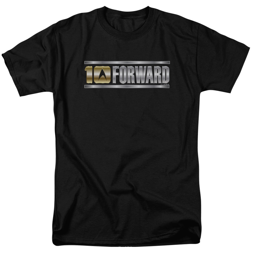 Star Trek - Ten Forward - Adult Unisex Short Sleeve T-Shirt - Black