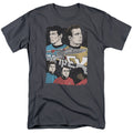 Star Trek - Illustrated Crew - Adult Unisex Short Sleeve T-Shirt - Gray