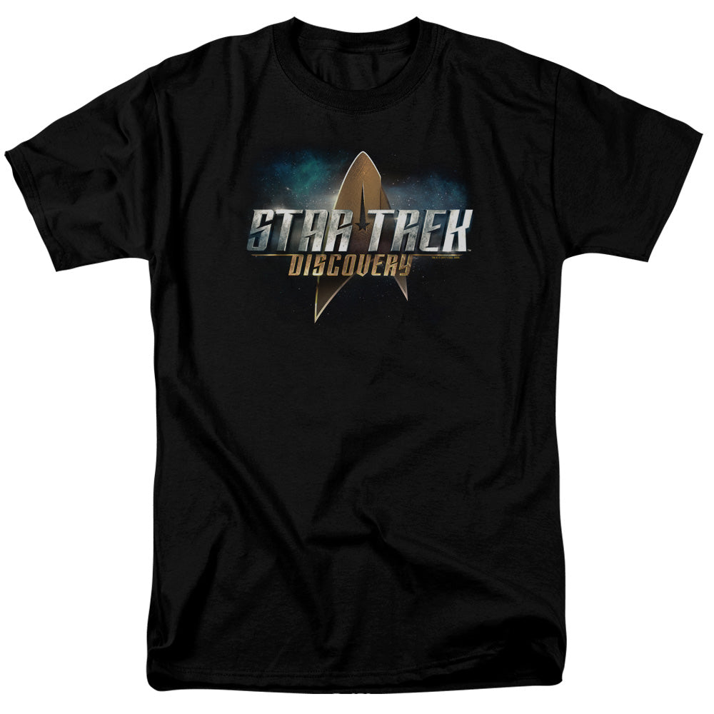 Star Trek Discovery - Discovery Logo - Adult Unisex Short Sleeve T-Shirt - Black