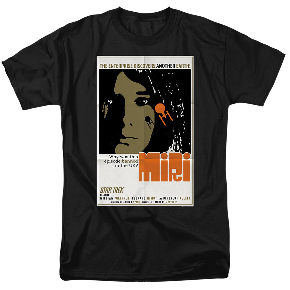 Star Trek - Tos Episode 8 - Adult Unisex Short Sleeve T-Shirt - Black