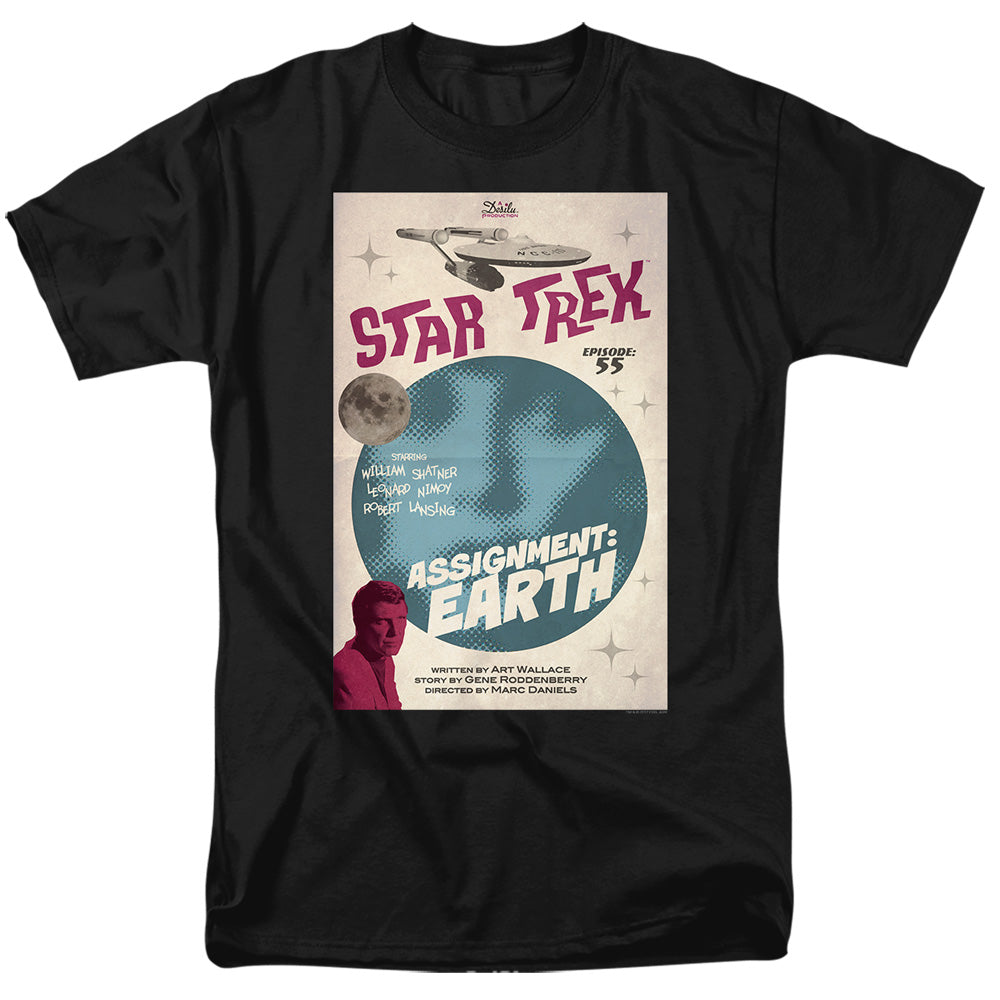 Star Trek - Tos Episode 55 - Adult Unisex Short Sleeve T-Shirt - Black