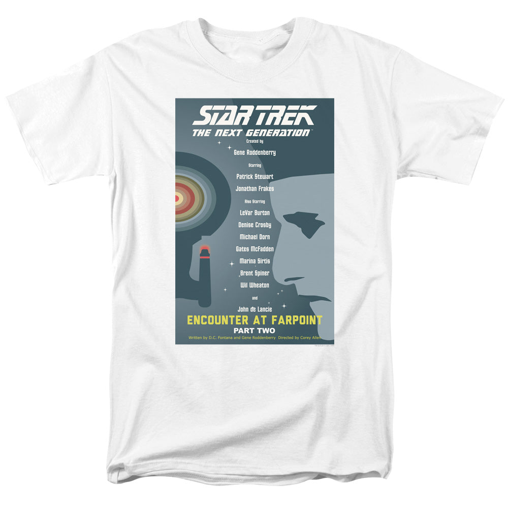 Star Trek - Tng Season 1 Episode 2 - Adult Unisex Short Sleeve T-Shirt - White