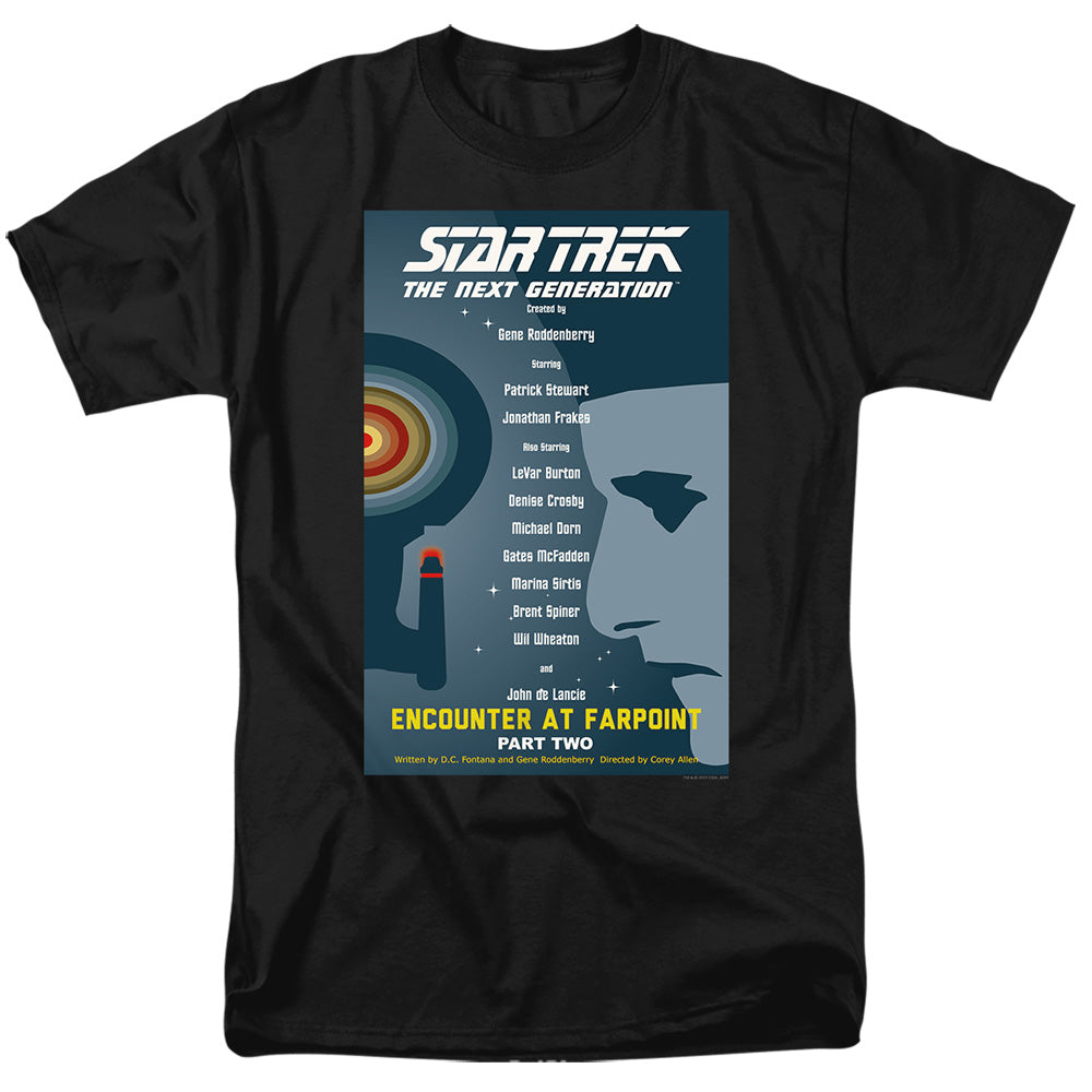 Star Trek - Tng Season 1 Episode 2 - Adult Unisex Short Sleeve T-Shirt - Black