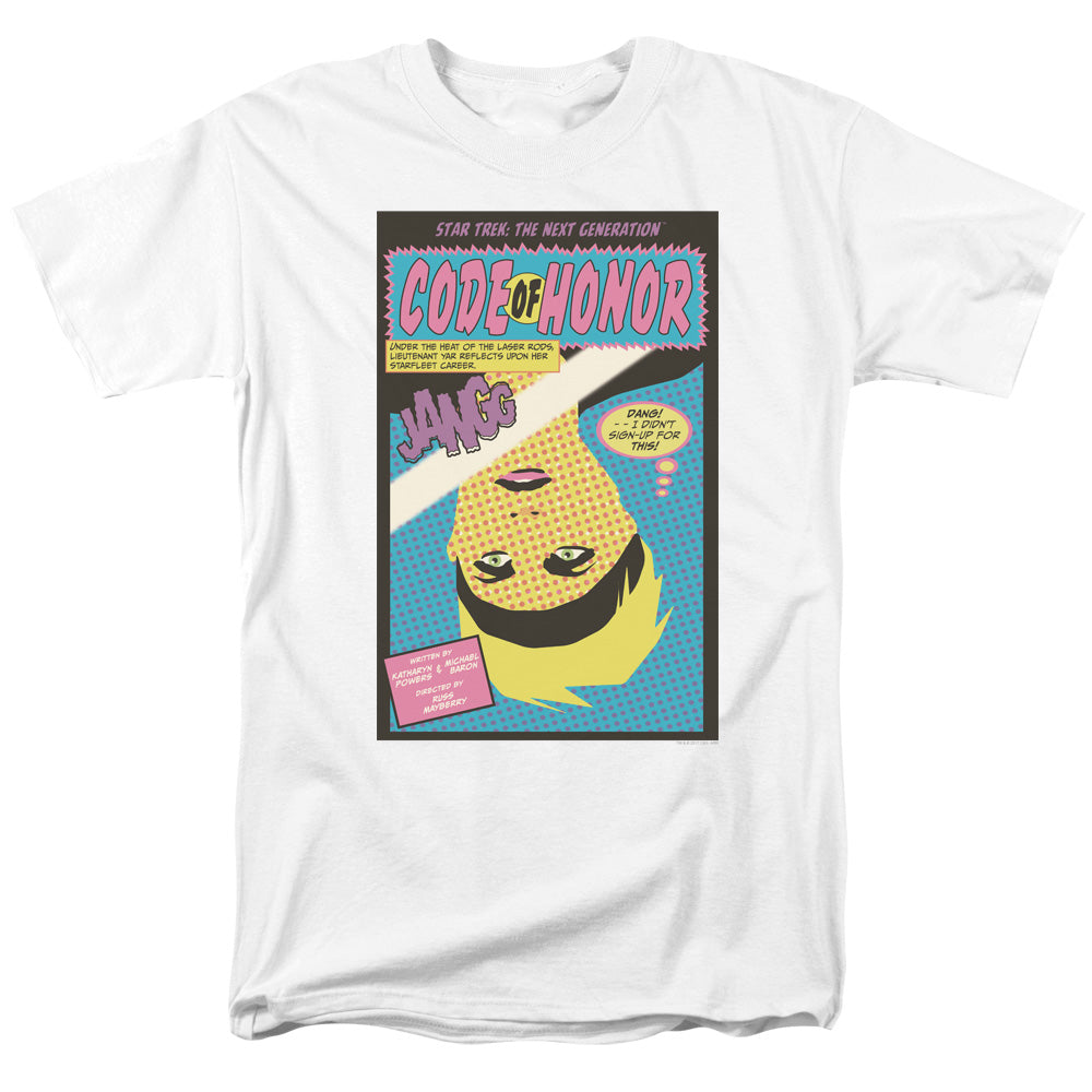 Star Trek - Tng Season 1 Episode 4 - Adult Unisex Short Sleeve T-Shirt - White