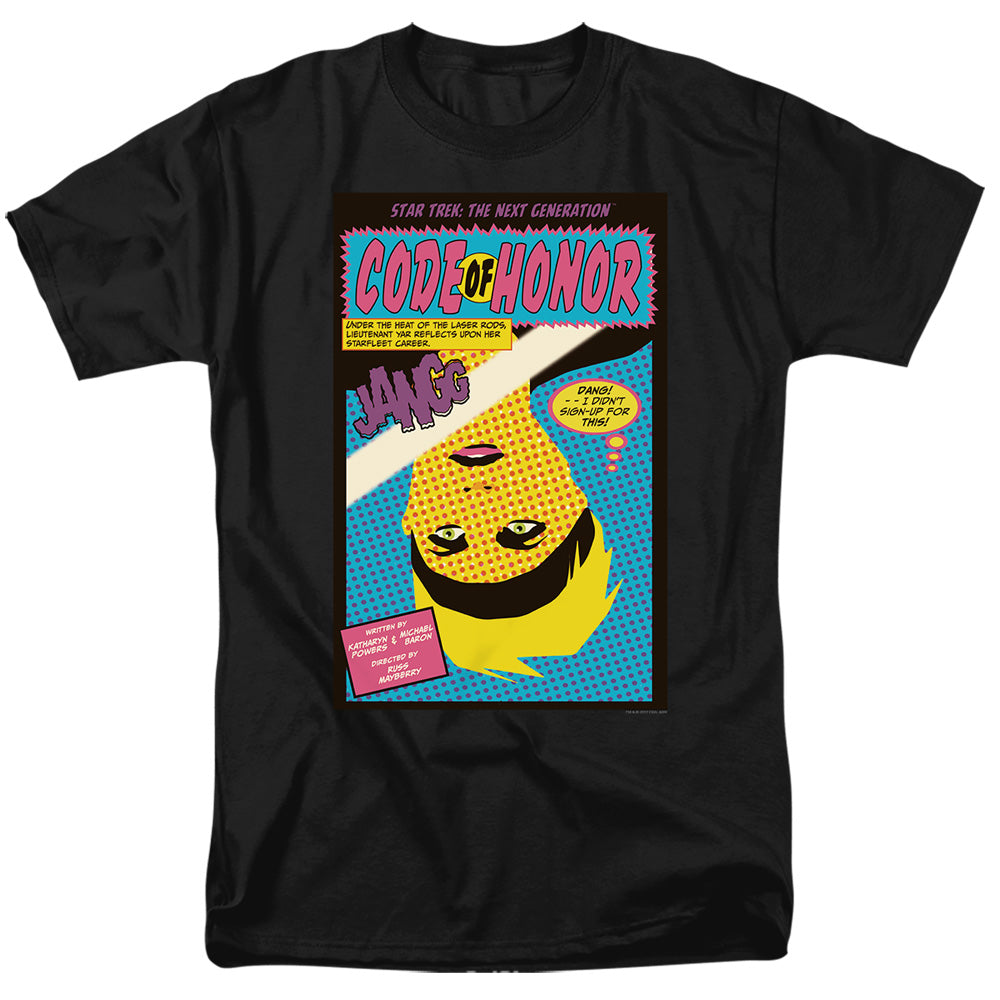 Star Trek - Tng Season 1 Episode 4 - Adult Unisex Short Sleeve T-Shirt - Black