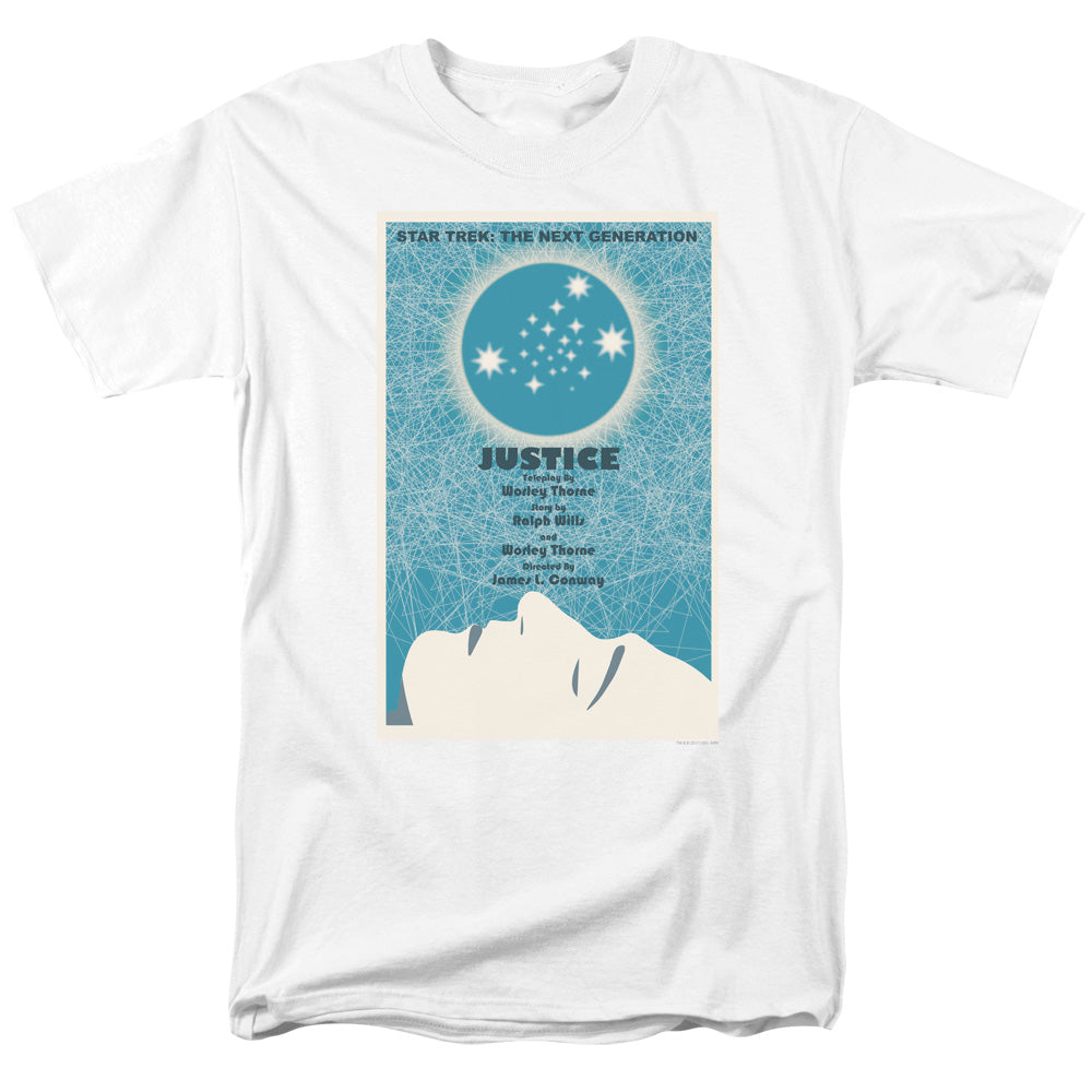 Star Trek - Tng Season 1 Episode 8 - Adult Unisex Short Sleeve T-Shirt - White