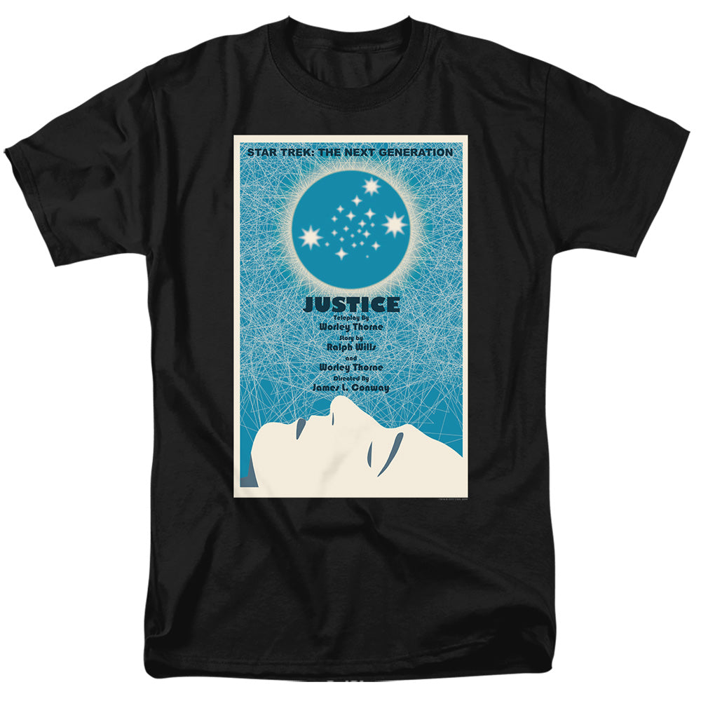 Star Trek - Tng Season 1 Episode 8 - Adult Unisex Short Sleeve T-Shirt - Black