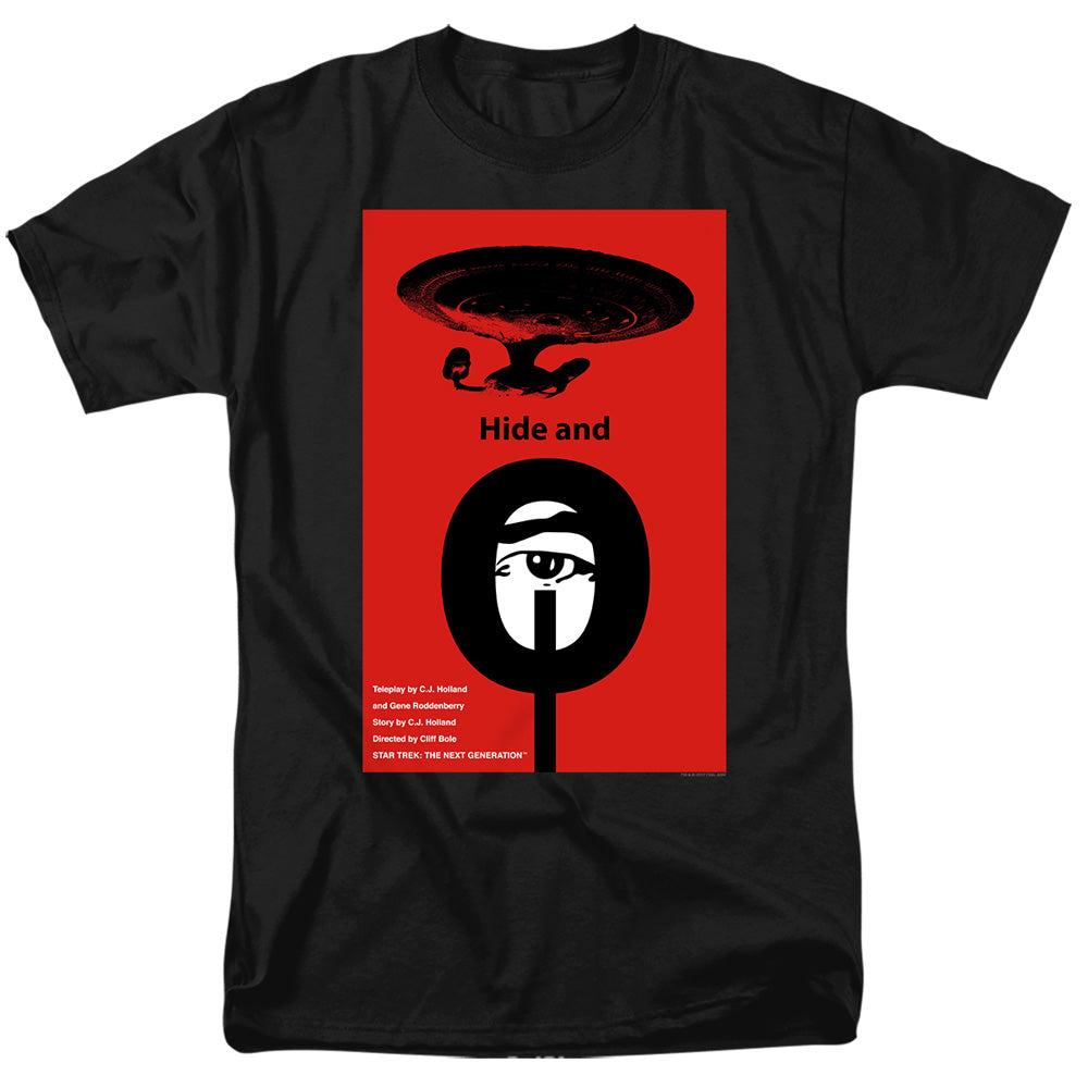 Star Trek - Tng Season 1 Episode 10 - Adult Unisex Short Sleeve T-Shirt - Black