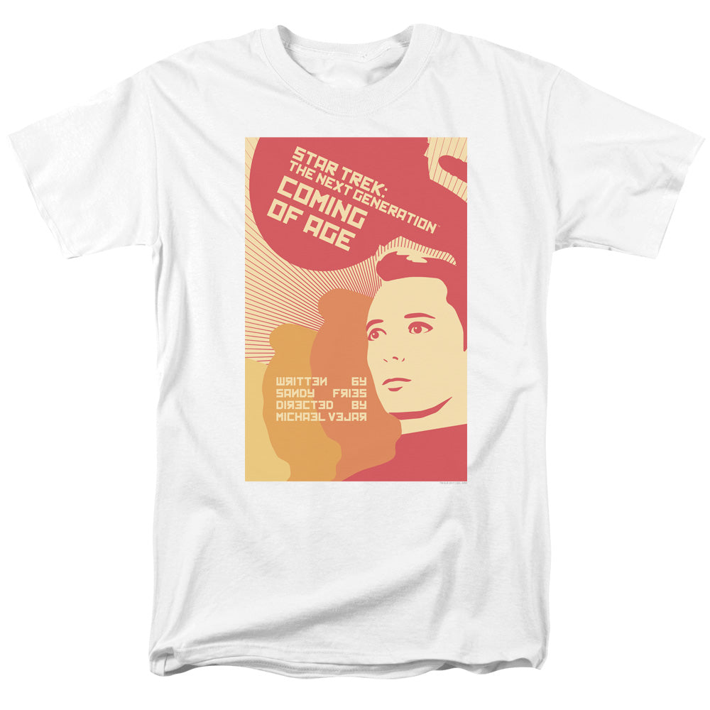 Star Trek - Tng Season 1 Episode 19 - Adult Unisex Short Sleeve T-Shirt - White