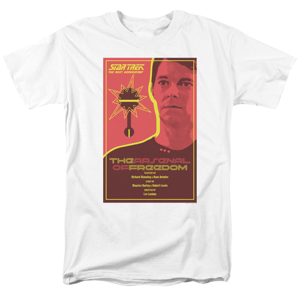 Star Trek - Tng Season 1 Episode 21 - Adult Unisex Short Sleeve T-Shirt - White