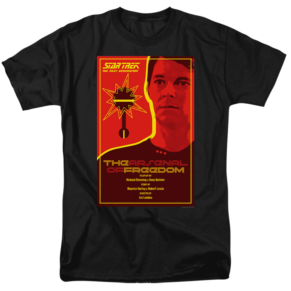 Star Trek - Tng Season 1 Episode 21 - Adult Unisex Short Sleeve T-Shirt - Black