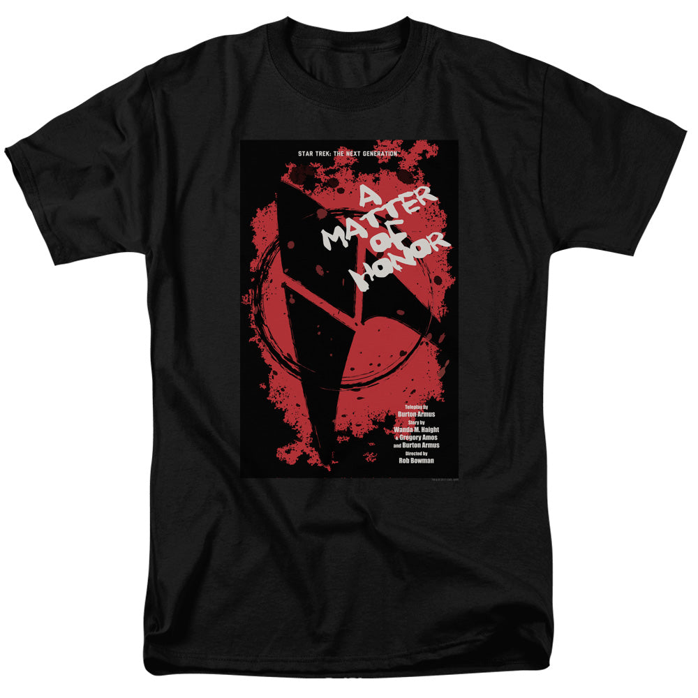 Star Trek - Tng Season 2 Episode 8 - Adult Unisex Short Sleeve T-Shirt - Black