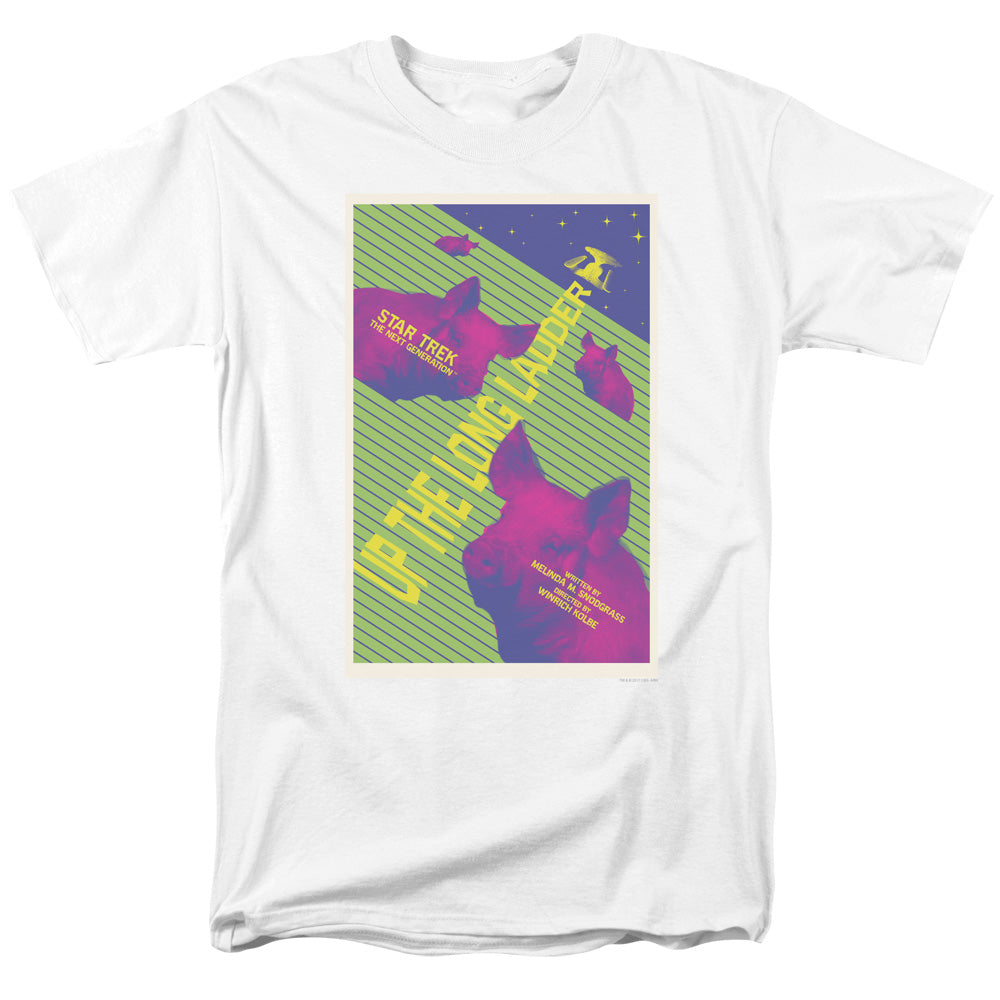 Star Trek - Tng Season 2 Episode 18 - Adult Unisex Short Sleeve T-Shirt - White