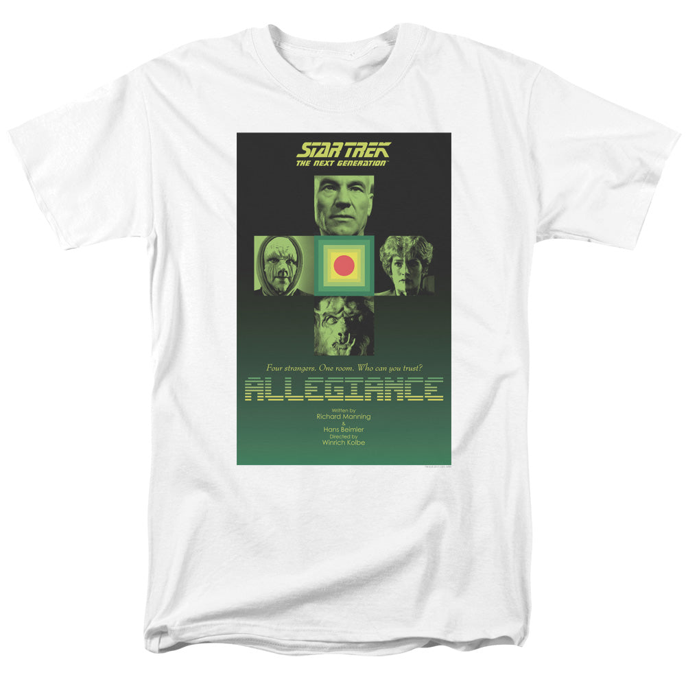Star Trek - Tng Season 3 Episode 18 - Adult Unisex Short Sleeve T-Shirt - White