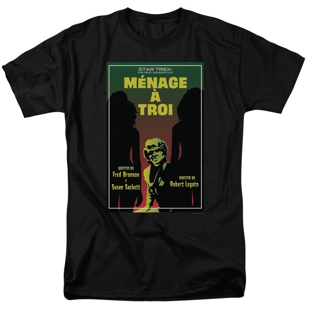 Star Trek - Tng Season 3 Episode 24 - Adult Unisex Short Sleeve T-Shirt - Black