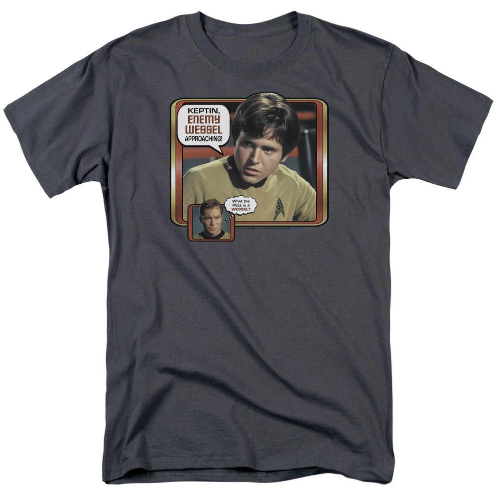 Star Trek - Enemy Wessel - Adult Unisex Short Sleeve T-Shirt - Gray